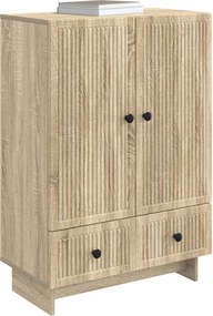 vidaXL Πλαϊνό γραφείο Δρύς Sonoma 66 x 34,5 x 95 εκ.
