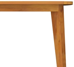 vidaXL Τραπέζι Κήπου 110 x 110 x 75 εκ. από Μασίφ Ξύλο Ακακίας