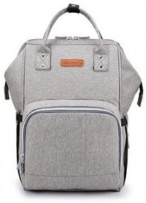 Τσάντα Μωρού Πλάτης Με USB B-160 28x21x45 Grey Ankommling Fabric