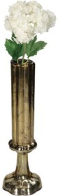 Βάζο Φλάουτο Χρυσό Γυαλί 9x9x26.5cm - Γυαλί - 05150567