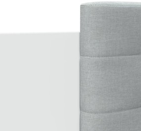 vidaXL Πλαίσιο Κρεβατιού με Κεφαλάρι Λευκό 180x200εκ. Μασίφ Επεξ. Ξύλο