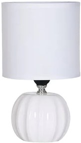 POWERTECH επιτραπέζιο φωτιστικό HLL-0139, E27, κεραμική βάση, λευκό