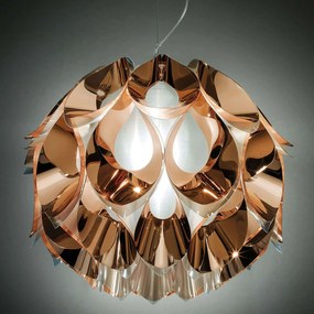 Φωτιστικό Οροφής Led Flora Medium Copper Slamp Αλουμίνιο,Πολυπροπυλένιο