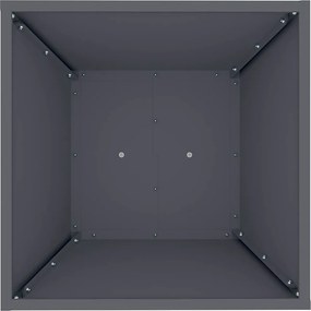 vidaXL Γλάστρα Πυλώνας 2 pcs Ανθρακί 40 x 40 x 100 cm