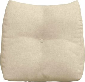 vidaXL Μαξιλάρι Πλάτης Κρεμ 45 x 24 x 50 εκ ύφασμα