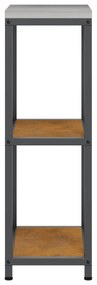 vidaXL Ράφι Αποθήκευσης Κουζίνας με ράφι Σκ rusty 60 x 50 x 92 εκ.