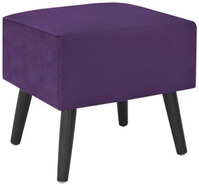 vidaXL Κομοδίνα 2 τεμ. Σκούρο Μοβ 40 x 35 x 40 εκ. Βελούδινα