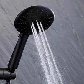 Τηλέφωνο Μπάνιου Με 3 Ροές L-C Hydro Black 1802056