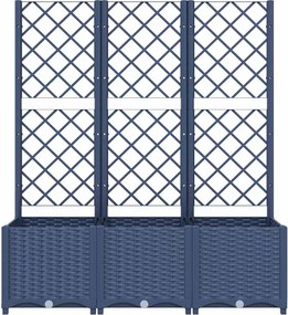 vidaXL Κήπος Μπλε Γκρι 120 x 40 x 136 cm