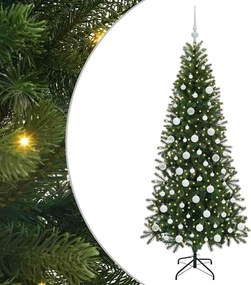 vidaXL Τεχνητό Χριστουγεννιάτικο Δέντρο Πράσινο 180 cm ΠΕ και PVC