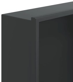 Εσοχή Ντους Βουρστ. Μαύρο Ματ 32x62x9 εκ. Αν. Ατσάλι - Μαύρο