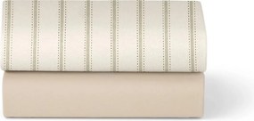 SNUZ Σετ σεντόνια 2τμχ για λίκνο 44x80cm SAGE STRIPE