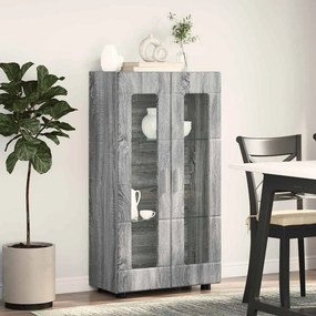 vidaXL Πλαϊνό γραφείο FLORIN 55,5 x 29 x 100 εκ Γκρίζο Σονομα