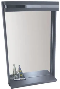 GLORIA SONIA DOWN - ΚΑΘΡΕΠΤΗΣ ΜΕ ΕΤΑΖΕΡΑ 90*80 PVC grey_> 47-6344