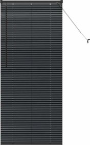 vidaXL Βενετσιάνικες Ρόδες Μαύρο 175 x 70 εκ Αλουμίνιο