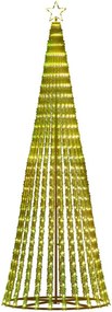 vidaXL Χριστουγεννιάτικο δέντρο LED 475 LED Ζεστό Λευκό 247 εκ.