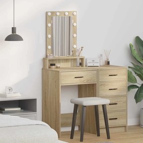 vidaXL Τραπέζι περιποίησης Καφέ 50 x 41 x 140 εκ. Επεξεργασμένο ξύλο