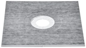 VEVOR Shower Curb Kit, 914x914mm Shower Pan Kit with 160mm Central Drain, Lightweight EPS Shower Installation Kits with 2 Waterproof Cloths, Shower Pan Slope Sticks Fit for Bathroom