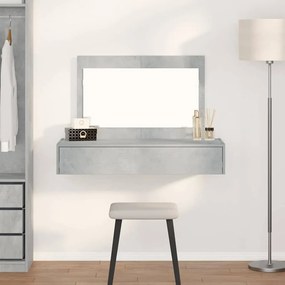 vidaXL Τραπέζι περιποίησης Γκρι 100 x 40 x 70 εκ. Επεξεργασμένο ξύλο