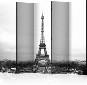 Διαχωριστικό με 5 τμήματα - Paris: black and white photography II [Room Dividers]