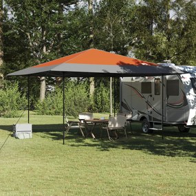 vidaXL Σκηνή Σκίασης Πορτοκαλί 400 x 400 x 227 / 236 / 245 εκ