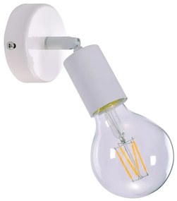Φωτιστικό Τοίχου - Απλίκα SE 137-1AW SOMA WALL LAMP WHITE MAT Z2 - Μέταλλο - 77-3539