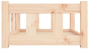 vidaXL Κρεβάτι Σκύλου 65,5 x 50,5 x 28 εκ. από Μασίφ Ξύλο Πεύκου