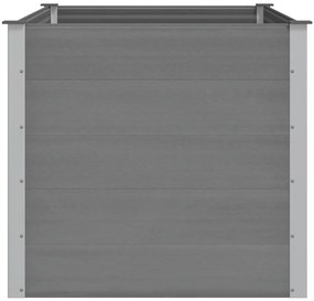 vidaXL Ζαρντινιέρα Υπερυψωμένη Γκρι 150 x 100 x 91 εκ. από WPC