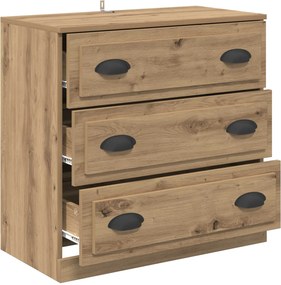 vidaXL Πλαϊνό γραφείο Artisan Oak 70 x 35,5 x 67,5 εκ.