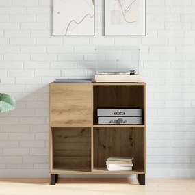 vidaXL Ντουλάπα Δίσκων Παλιό Ξύλο 84.5x38x90 εκ Ξύλο Μηχανής