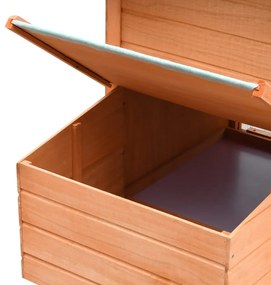vidaXL Κοτέτσι 170 x 81 x 110 εκ. από Μασίφ Ξύλο Πεύκου και Ελάτης