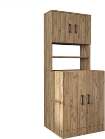 Stewehome Ντουλάπι Πλυντηρίου με Πόρτες Δρυς 70x68.8x180 cm