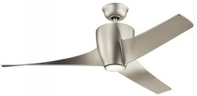 Ανεμιστήρας Οροφής 69,9W Φωτιστικό LED 10W Τηλεχειριστήριο Phree Elstead Lighting KLF-PHREE-56-BN Νίκελ Ματ