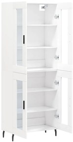 vidaXL Ντουλάπι Λευκό 69,5x34x180 εκ. από Επεξεργασμένο Ξύλο