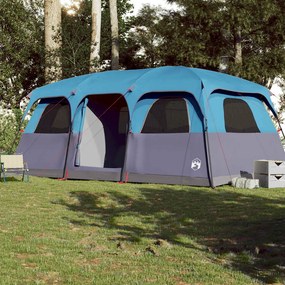 vidaXL Σκηνή Οικογενειακή 10 Ατόμων Αδιάβροχη Μπλε