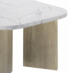 Τραπεζάκι Καφέ Λευκό 105 x 58 x 39 cm
