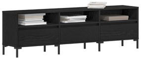 vidaXL Ντουλάπι Τηλεόρασης Μαύρη Δρυς 150x30x44,5 εκ Επεξεργασμένο Ξύλο