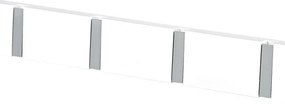 Estia 02-18382 Κρεμάστρα Τοίχου Ξύλινη 4 Θέσεων, 40x1.8x5.5cm