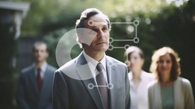 Intra Συλλεκτικό Ξύλινο Παζλ Plywood 4mm - Επιτυχημένη επαγγελματική συνάντηση σε πάρκο ή κήπο Σε Ξύλινο Κουτί - Διαστάσεις Puzzle: 10x10 cm – 25 κομμάτια