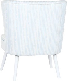 Πολυθρόνα DKD Home Decor 73 x 67 x 85 cm Μπλε Ξύλο Λευκό