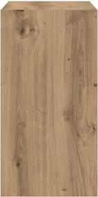 vidaXL Side Table Artisan Oak 50x26x50 cm Κατασκευασμένο ξύλο