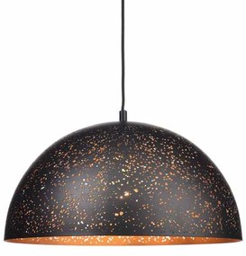 Φωτιστικό Οροφής Μονόφωτο Aca Planetario V363381PBG Black Matt