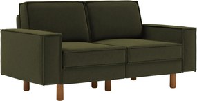 2-Seat Sofa Sparrow 2 - Oil Green, Walnut Oil Green
Walnut
