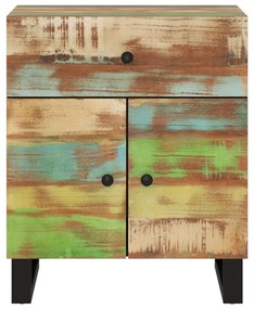 vidaXL Κομοδίνο 50 x 33 x 60 εκ. Μασίφ Ανακυκλωμένο Ξύλο &amp; Επεξ. Ξύλο