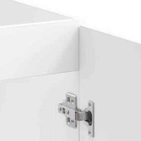 vidaXL Ντουλάπα Κουζίνας με αποθήκευση 2 pcs Λευκό 80 x 46 x 81.5 εκ