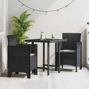 vidaXL Καρέκλες Κήπου με Μαξιλάρια 2 pcs Ανθρακί 53 x 49 x 85 εκ.