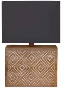Φωτιστικό Επιτραπέζιο Oliva 019795 28x10x42cm Ε27 40W Brown-Black