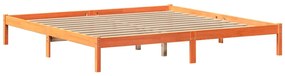 vidaXL Κρεβάτι Βιβλιοθήκη Χωρίς Στρώμα 180x200 εκ Μασίφ Ξύλο Πεύκου