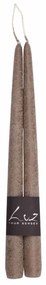 Taper Candle Eladro 30cm σετ 2 τεμαχίων Velvet - Luz your senses 305.54-54