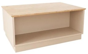 Τραπεζάκι σαλονιού Monik oak - ανοιχτό γκρι 90x56x40 εκ. 90x56x40 εκ.